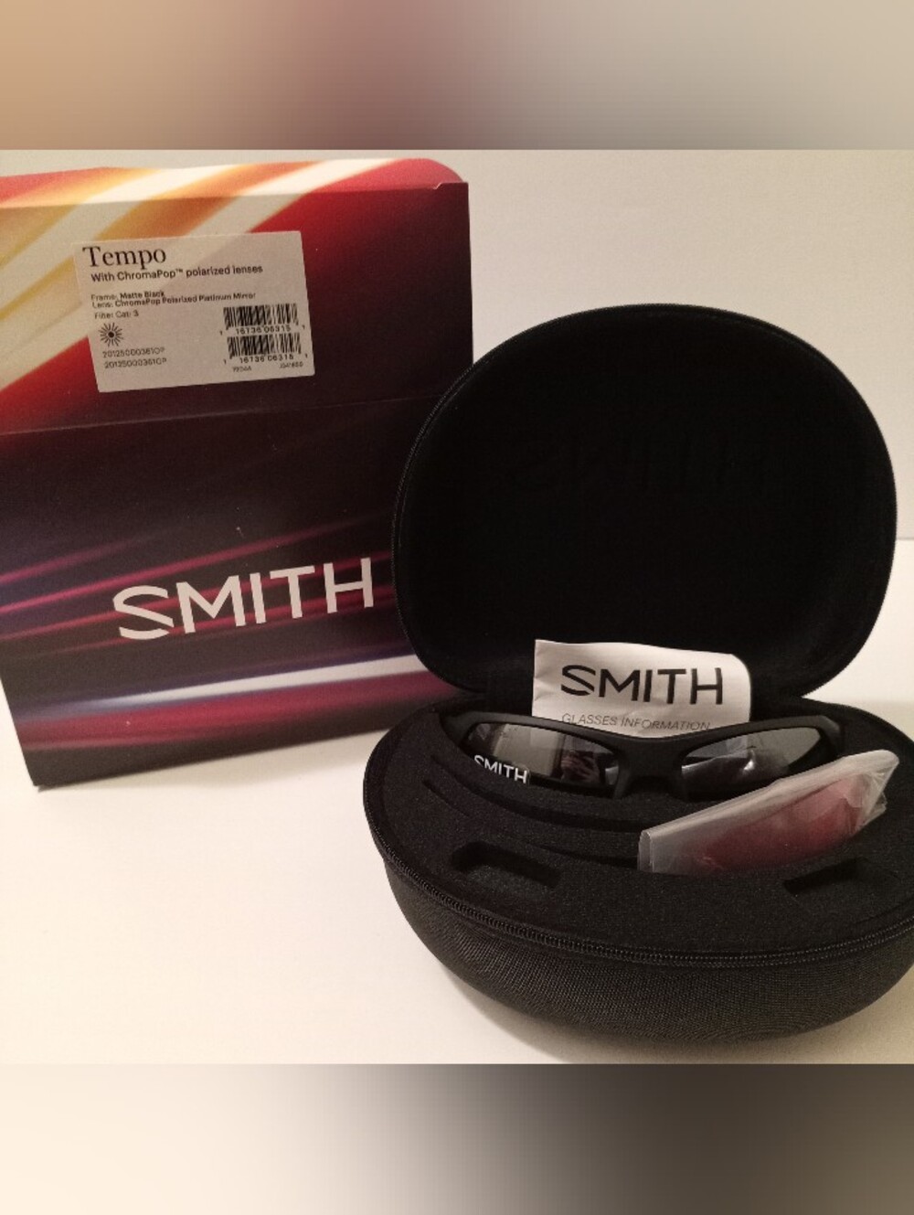 SMITH Optics Tempo Black Sunglasses